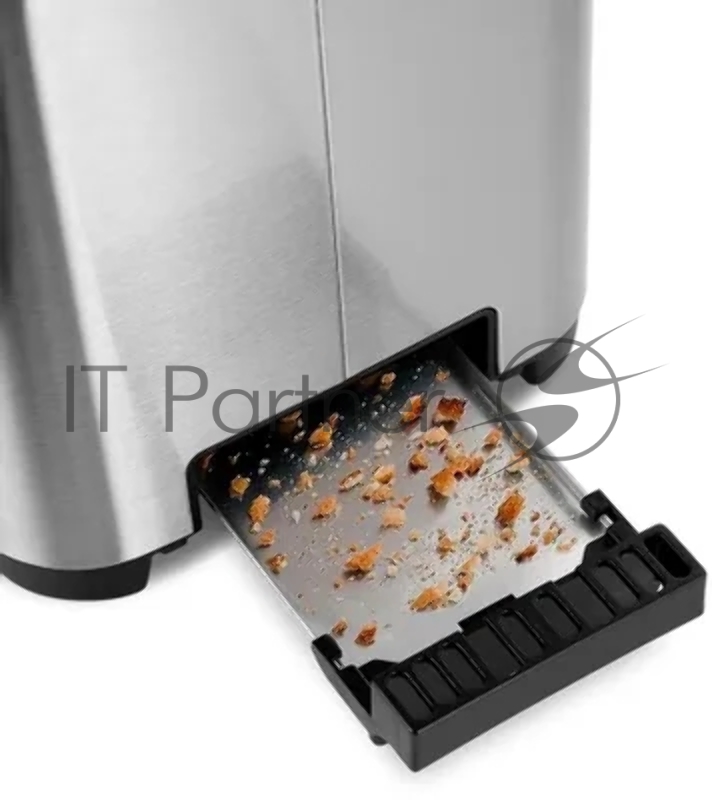 Тостер Kitfort КТ-6099 850Вт нержавеющая сталь/черный