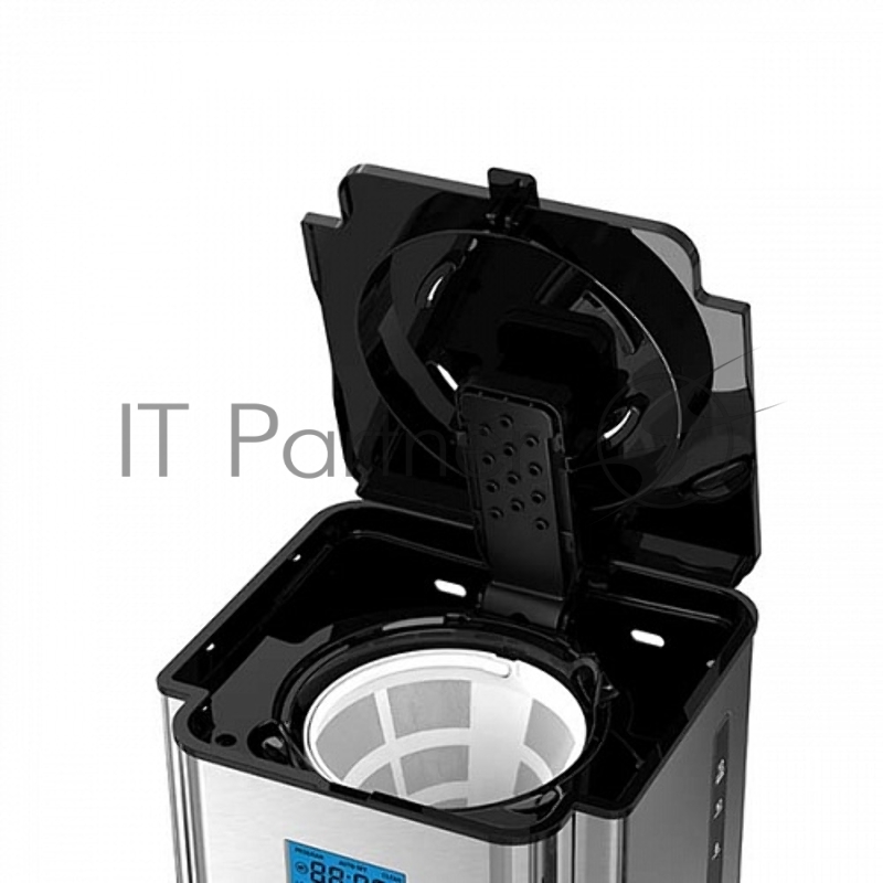 BQ CM1004 Steel-black. Капельная кофеварка BQ CM1004, Мощность 1000 Вт, Объем 1.8 л, Противокапельная система , Установка часов и настройка таймера, Регулировка крепости кофе, Предварительное смачивание, Функция автоподогрева, Многоразовый фильтр , L