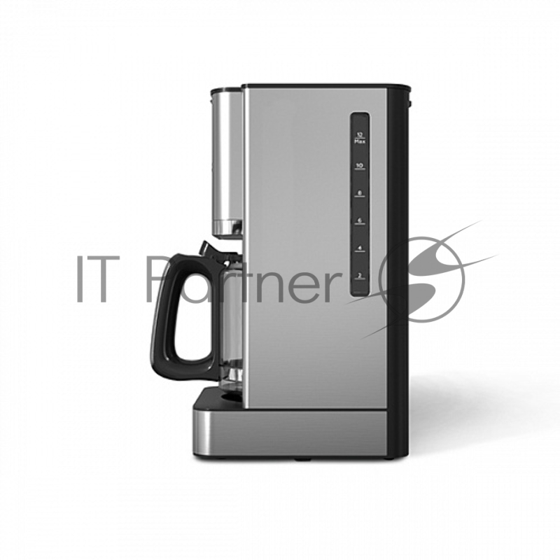 BQ CM1004 Steel-black. Капельная кофеварка BQ CM1004, Мощность 1000 Вт, Объем 1.8 л, Противокапельная система , Установка часов и настройка таймера, Регулировка крепости кофе, Предварительное смачивание, Функция автоподогрева, Многоразовый фильтр , L