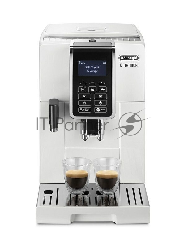 Кофемашина Delonghi Dinamica ECAM350.55.W 1450Вт белый