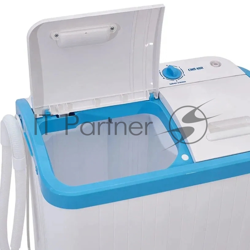 Стиральная машина Фея СМП 40 Н белый-голубой, полуавтомат