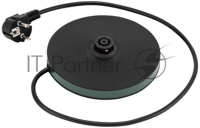 Чайник электрический Hyundai HYK-S4805 1.7л. 2200Вт темно-зеленый корпус: стекло/пластик