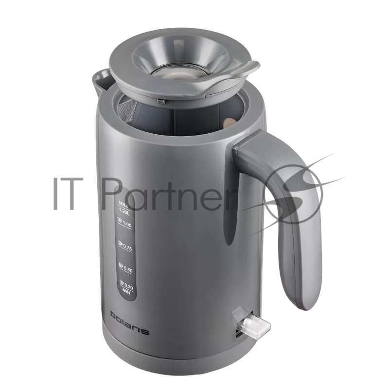 Чайник электрический Polaris PWK 1220C Water Way Pro 1.2л. 2200Вт серый корпус: пластик (PWK 1220C)