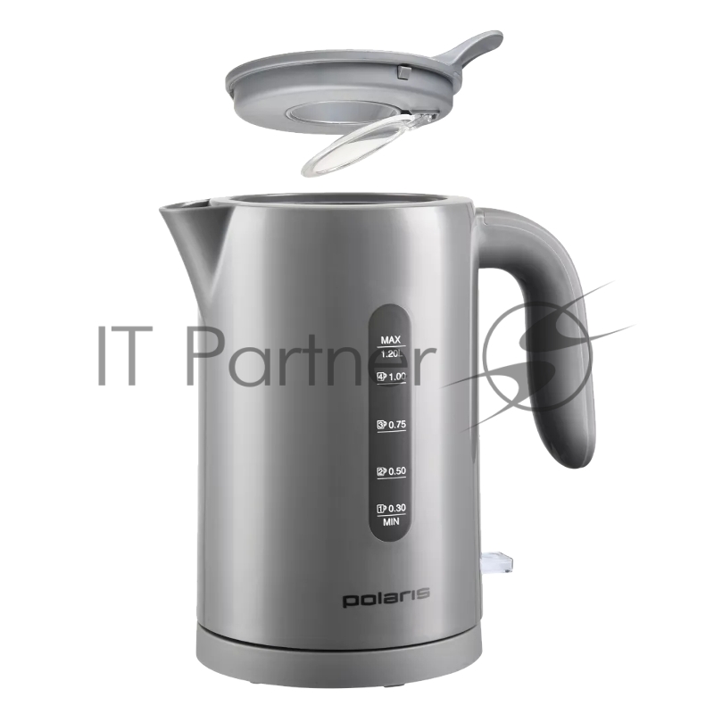 Чайник электрический Polaris PWK 1220C Water Way Pro 1.2л. 2200Вт серый корпус: пластик (PWK 1220C)
