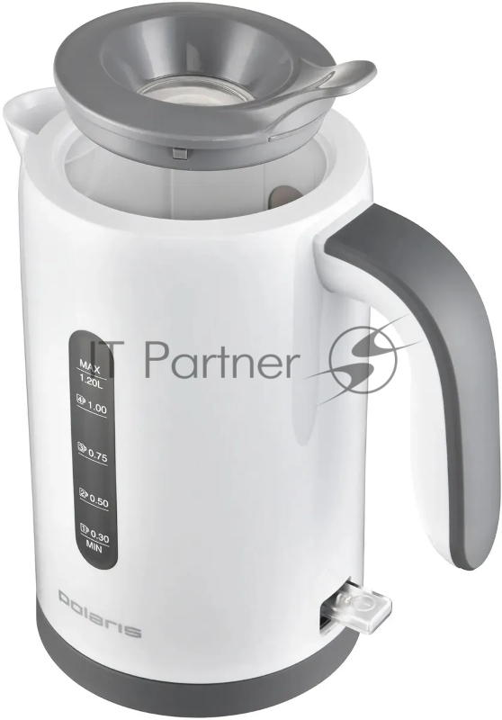 Чайник электрический Polaris PWK 1220C Water Way Pro 1.2л. 2200Вт белый корпус: пластик (PWK 1220C)