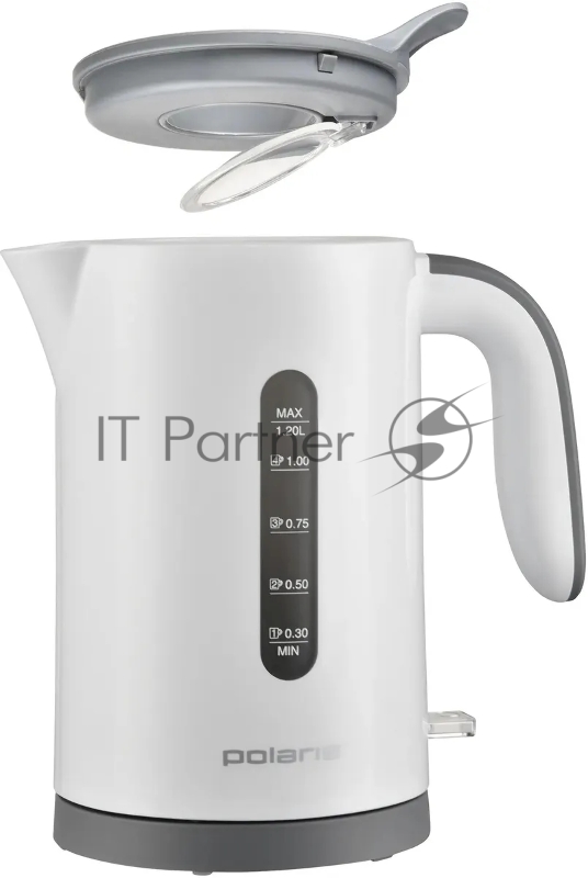 Чайник электрический Polaris PWK 1220C Water Way Pro 1.2л. 2200Вт белый корпус: пластик (PWK 1220C)