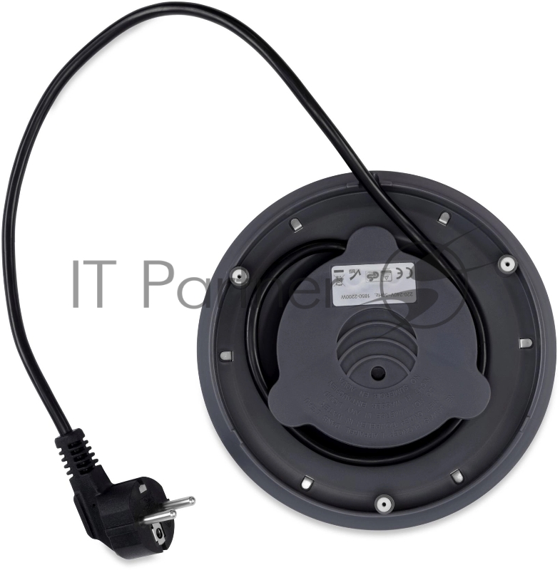 Чайник электрический Hyundai HYK-S7777 1.7л. 2200Вт графит/серебристый корпус: металл