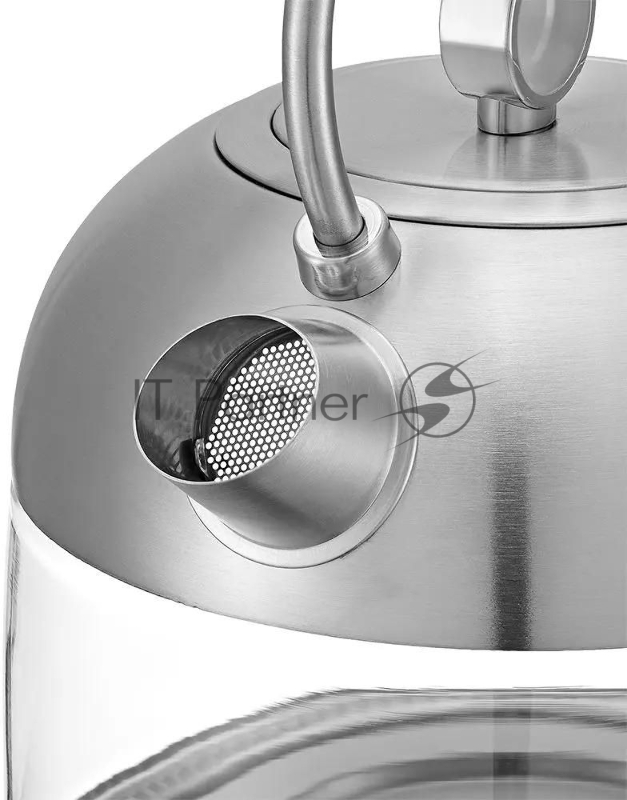 Чайник электрический Kitfort КТ-6172 1.7л. 2200Вт нержавеющая сталь корпус: стекло/металл