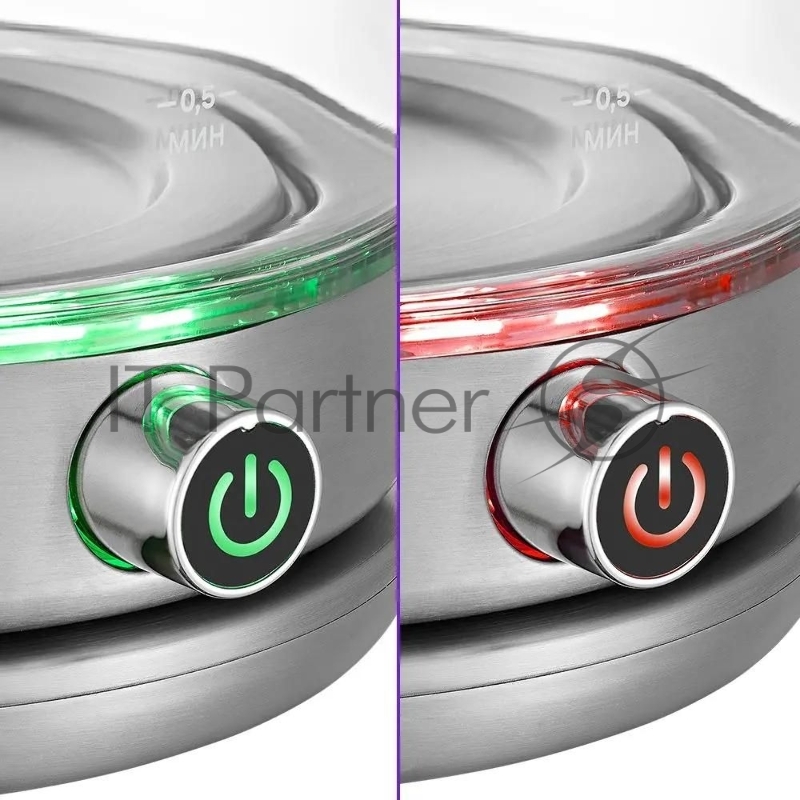 Чайник электрический Kitfort КТ-6172 1.7л. 2200Вт нержавеющая сталь корпус: стекло/металл