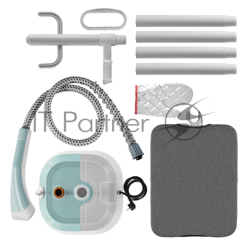 Отпариватель напольный ENDEVER ODYSSEY Q-13, зеленый-белый