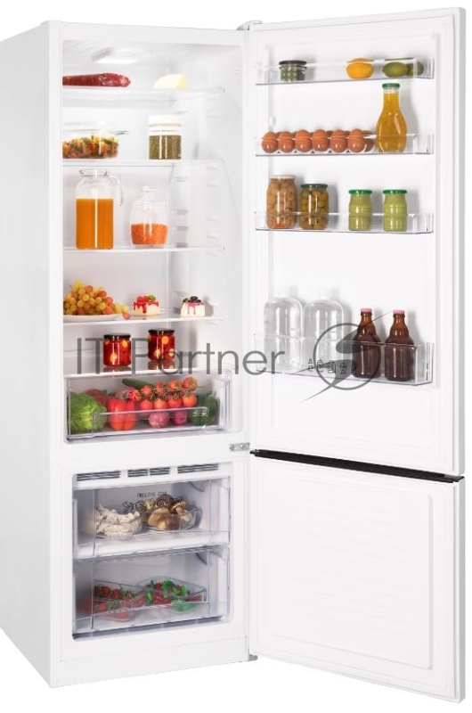 Холодильник Nordfrost NRB 124 W белый двухкамерный 238/70 л морозилка снизу