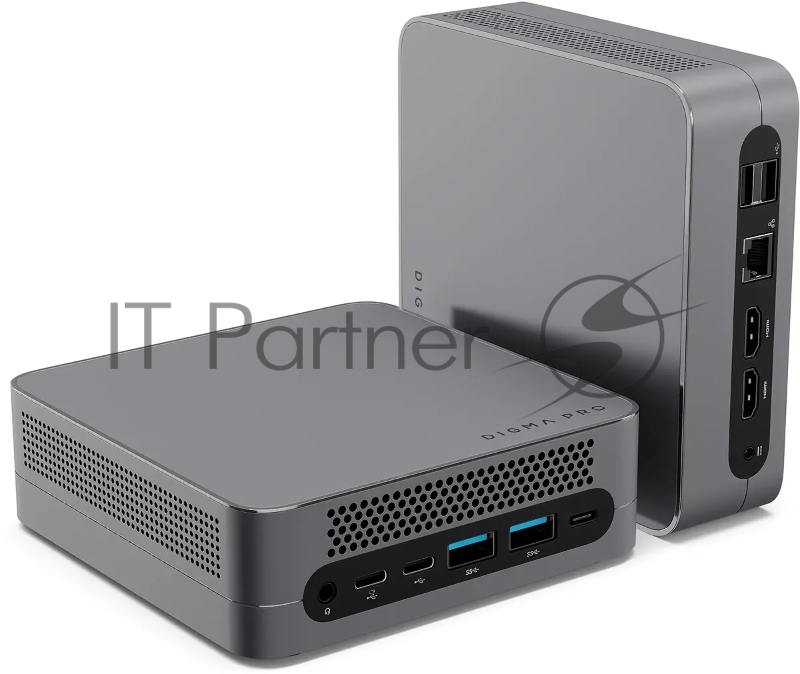 Неттоп Digma Pro Minimax H1 i5 10210U (1.6) 16Gb SSD512Gb UHDG 620 Windows 11 Professional GbitEth WiFi BT 65W серый (DPP5-ADXW01)