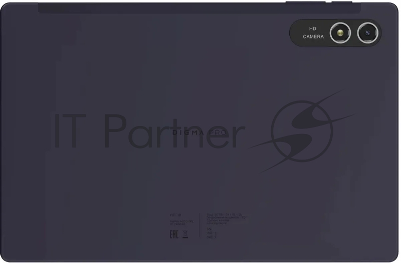 Планшет Digma Pro HIT 18 T606 (1.6) 8C RAM6Gb ROM128Gb 10.5 IPS 1920x1200 LTE 2Sim Android 13 фиолетовый 13Mpix 5Mpix BT GPS WiFi Touch microSD 512Gb 7000mAh 5hr