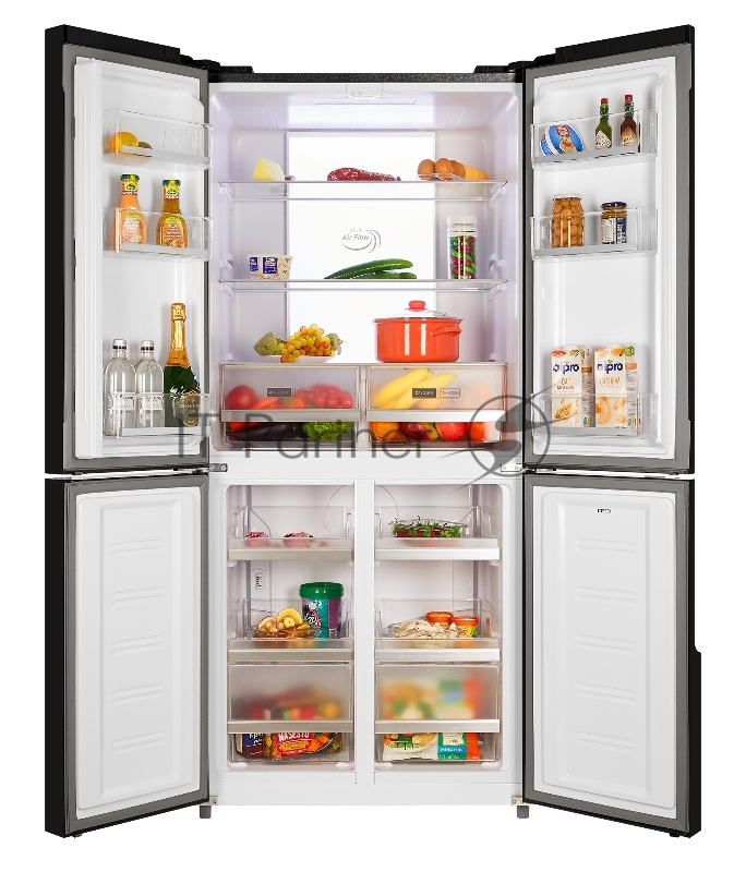 NORDFROST RFQ 510 NFB inverter Холодильник графитовый