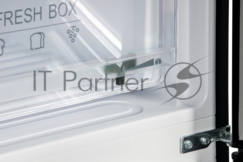 NORDFROST RFC 390D NFGB Холодильник черное матовое стекло