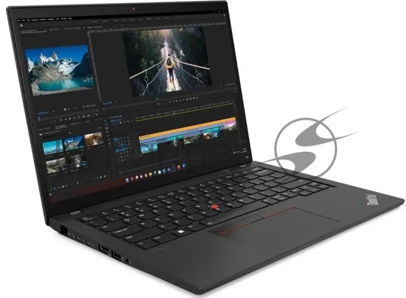 Ноутбук Lenovo ThinkPad T14 G4 Core i7 1355U 16Gb SSD512Gb Intel UHD Graphics 14 IPS WUXGA (1920x1200) Windows 11 Professional 64 black WiFi BT Cam (21HESDXM00)