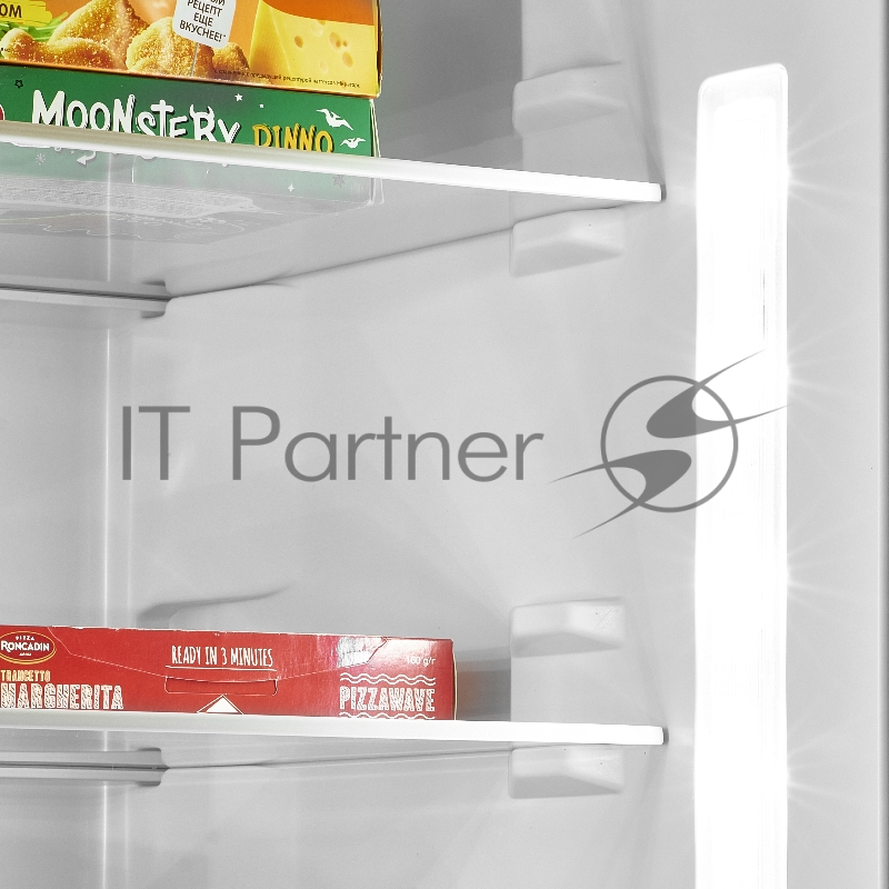 Холодильник MAUNFELD MFF200NFХ10 Inverter нержавеющая сталь двухкамерный 271/106л морозилка снизу