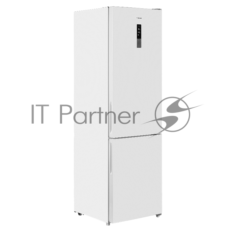 Холодильник MAUNFELD MFF200NFW10 Inverter белый двухкамерный 271/106л морозилка снизу