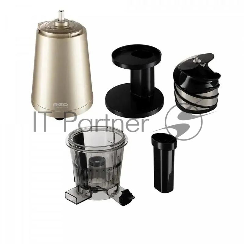 Соковыжималка шнековая Red Solution RJ-930S 400Вт рез.сок.:600мл. золотистый/черный