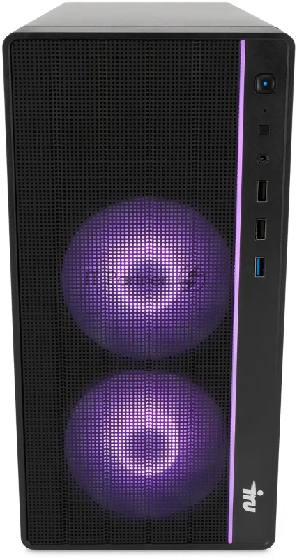 ПК IRU Game 510H6SEA MT i5 12400F (2.5) 16Gb SSD512Gb RTX4060 8Gb Free DOS GbitEth 500W черный (2023164)