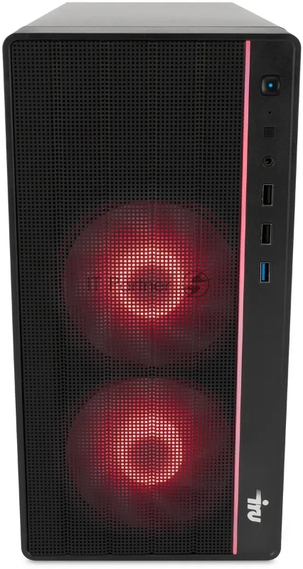 ПК IRU Game 510H6SEA MT i5 12400F (2.5) 16Gb SSD512Gb RTX4060 8Gb Free DOS GbitEth 500W черный (2023164)
