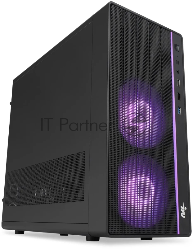 ПК IRU Game 510H6SEA MT i5 12400F (2.5) 16Gb SSD512Gb RTX4060 8Gb Free DOS GbitEth 500W черный (2023164)