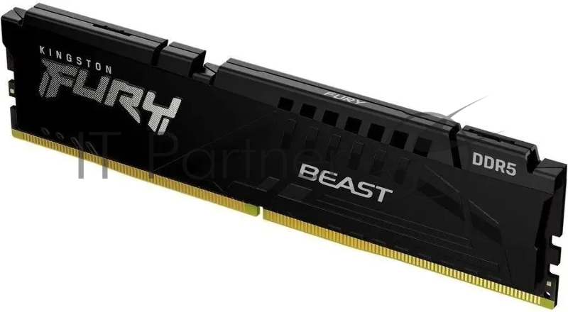 Память DDR5 16GB 6000MHz Kingston KF560C36BBE-16 Fury Beast Black RTL Gaming PC5-48000 CL36 DIMM 288-pin 1.35В dual rank с радиатором Ret