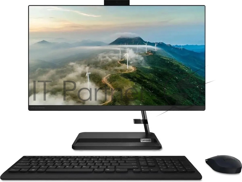 Моноблок Lenovo IdeaCentre AIO 3 27IAP7 27 FHD (1920x1080) IPS 250N, i5-12450H, 2x8GB DDR4-3200, 512GB SSD M.2, Intel UHD, WiFi6, BT, 5.0MP Cam, Wireless KB&Mouse, NoOS, Black, 1Y