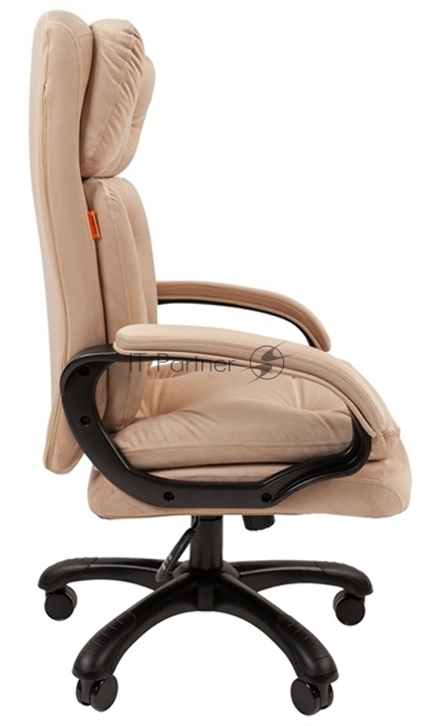 Офисное кресло Chairman 442 ткань T-6 бежевый (черный пластик)