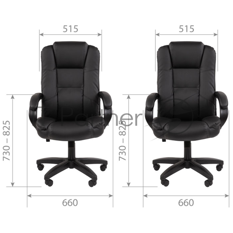 Офисное кресло Chairman 600 LT Россия чер.пласт экопремиум бежевый