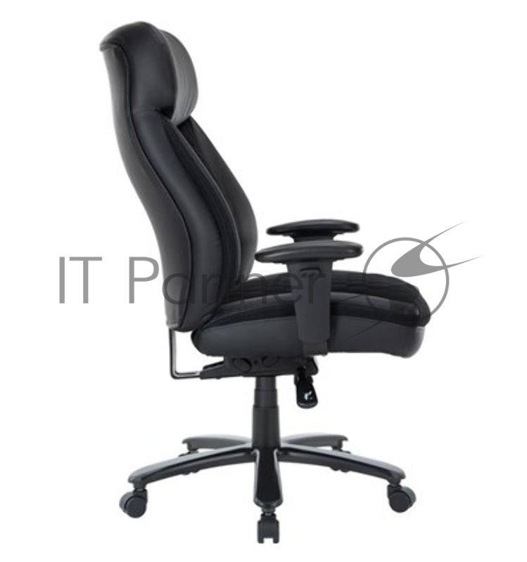 Кресло для руководителя Chairman CH414 экокожа/ткань, черный