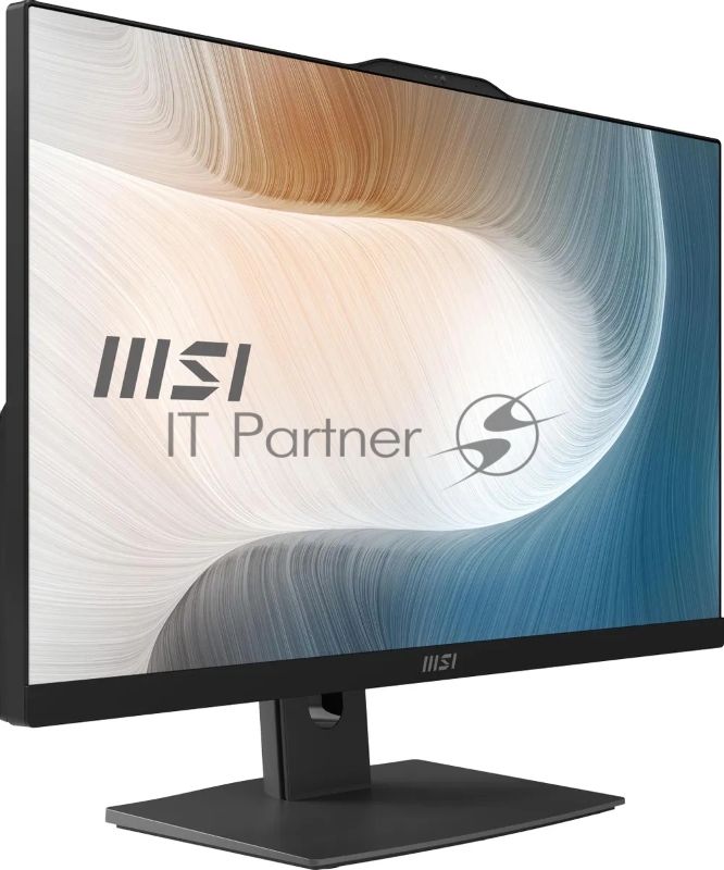 Моноблок MSI Modern AM242TP 1M-1026XRU 23.8 Full HD Touch Core 5 120U (1.4) 16Gb SSD512Gb Graphics noOS GbitEth WiFi BT 120W клавиатура мышь Cam черный 1920x1080