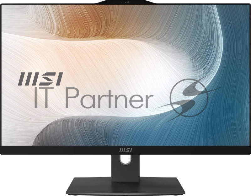 Моноблок MSI Modern AM242TP 1M-1026XRU 23.8 Full HD Touch Core 5 120U (1.4) 16Gb SSD512Gb Graphics noOS GbitEth WiFi BT 120W клавиатура мышь Cam черный 1920x1080
