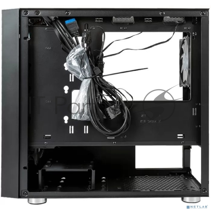 Корпус Minitower mATX Eurocase 00-01003410 M07 3ARGB черный без БП закаленное стекло USB 3.0