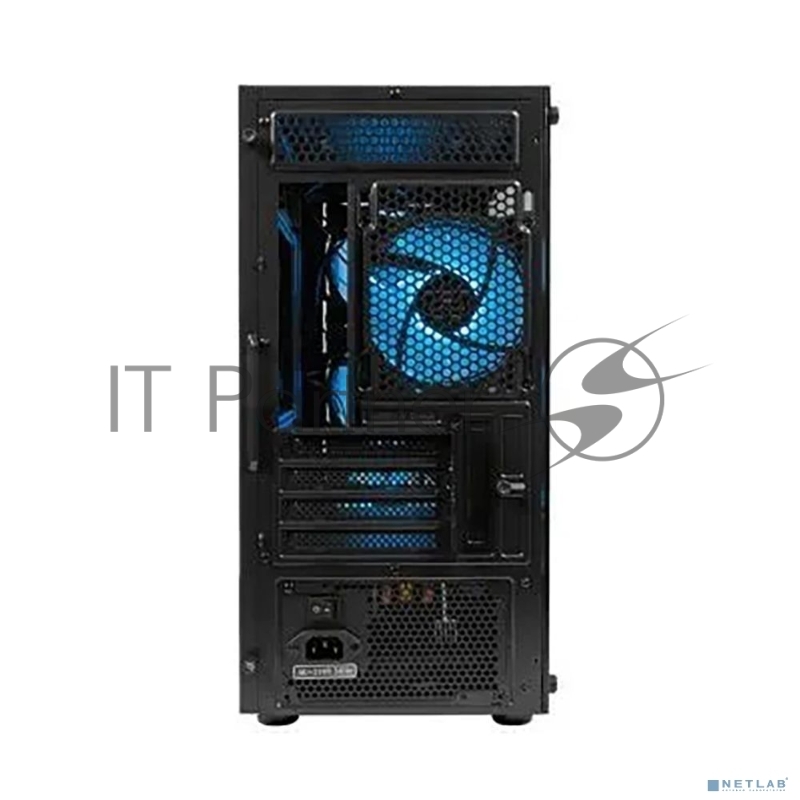 Корпус Minitower mATX Eurocase 00-01003411 M205 4ARGB черный без БП закаленное стекло USB 3.0