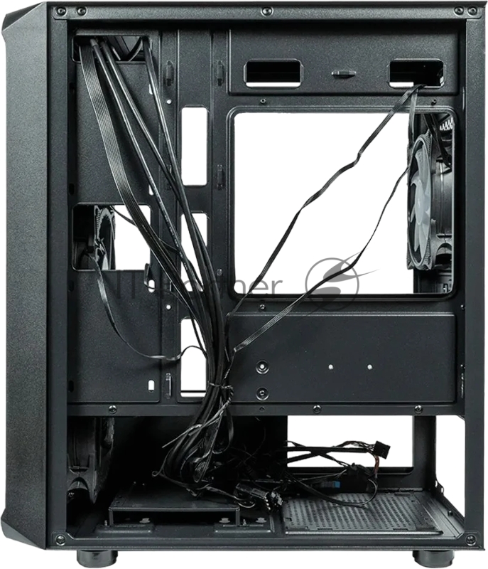 Корпус Minitower mATX Eurocase 00-01003411 M205 4ARGB черный без БП закаленное стекло USB 3.0