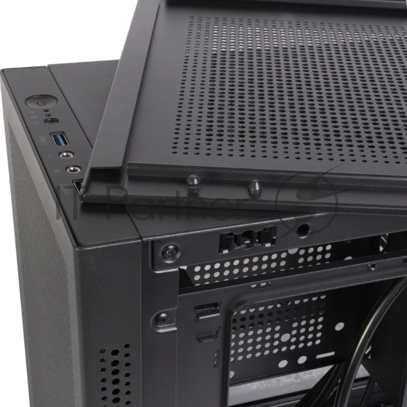 Корпус Midtower mATX Eurocase 00-01064257 MI05 черный без БП закаленное стекло USB 3.0