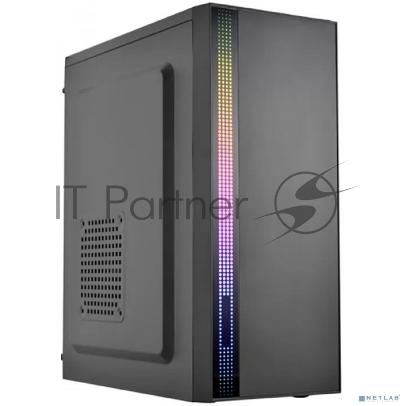 Корпус Midtower Filum 00-00866547 ATX S17 черный, без БП, RGB strip, USB 3.0/2.0