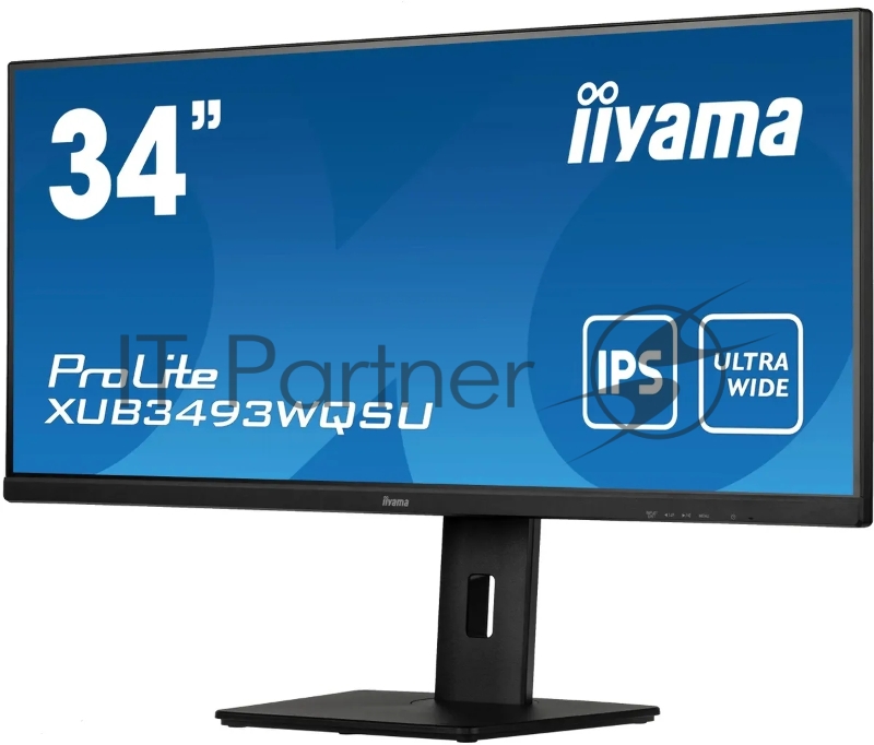 Монитор Iiyama 34 ProLite XUB3493WQSU-B5 черный IPS LED 21:9 HDMI M/M матовая HAS Piv 400cd 178гр/178гр 3440x1440 75Hz FreeSync DP UW USB 9.4кг