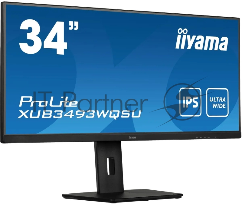 Монитор Iiyama 34 ProLite XUB3493WQSU-B5 черный IPS LED 21:9 HDMI M/M матовая HAS Piv 400cd 178гр/178гр 3440x1440 75Hz FreeSync DP UW USB 9.4кг