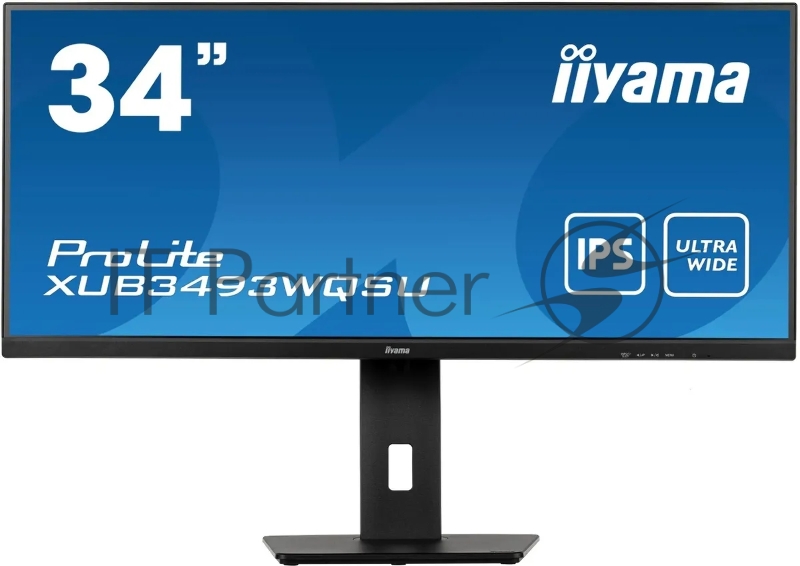 Монитор Iiyama 34 ProLite XUB3493WQSU-B5 черный IPS LED 21:9 HDMI M/M матовая HAS Piv 400cd 178гр/178гр 3440x1440 75Hz FreeSync DP UW USB 9.4кг