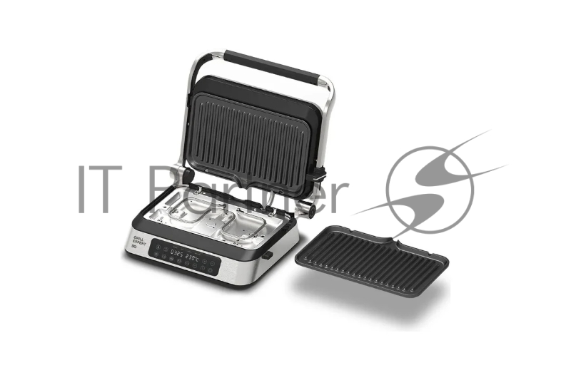 Электрический гриль BQ GR3000 Metallic Gray. Мощность:2000 Вт