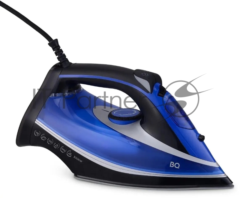 Утюг BQ SI1004 Black-Blue. Мощность 3000 Вт