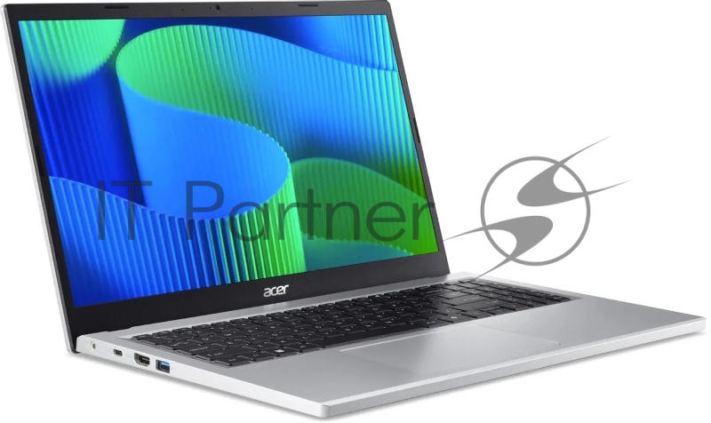 Ноутбук Acer Extensa 15 EX215-34-P0AB N200 8Gb SSD256Gb Intel UHD Graphics 15.6 TN FHD (1920x1080) noOS silver WiFi BT Cam (NX.EHTCD.005)