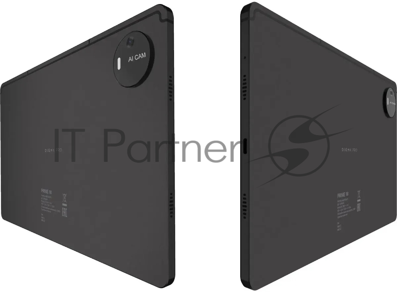 Планшет Digma Pro PRIME 18 T606 (1.6) 8C RAM8Gb ROM256Gb 11 IPS 2000x1200 LTE 2Sim Android 13 графит 13Mpix 5Mpix BT GPS WiFi Touch microSD 128Gb 8000mAh