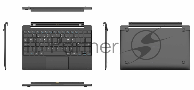 Планшет Digma EVE 1495E N4120 4C/8Gb/256Gb/11.6 черный.