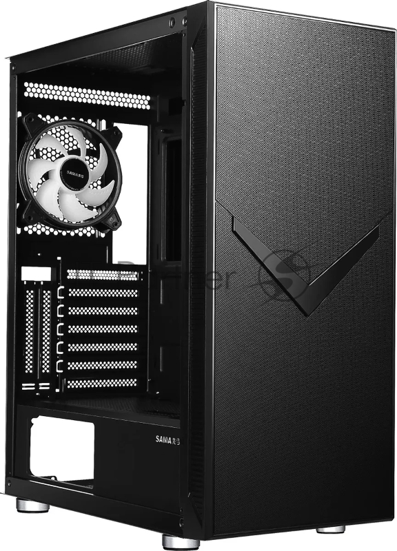 Корпус Accord 3501 черный без БП ATX 2xUSB2.0 1xUSB3.0 1xUSB3.1 audio bott PSU