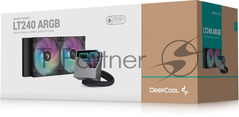 Система водяного охлаждения Deepcool LT240 ARGB Soc-AM5/AM4/1151/1200/1700 черный 4-pin 38.71dB Al 1504gr Ret (R-LT240-BKAMNC-G-1)