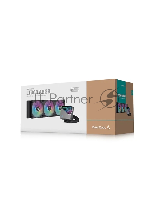 Система водяного охлаждения Deepcool LT360 ARGB Soc-AM5/AM4/1151/1200/1700 белый 4-pin 38.71dB Al 1856gr Ret (R-LT360-WHAMNC-G-1)