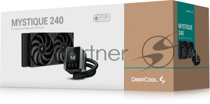 Система водяного охлаждения Deepcool Mystique 240 ARGB Soc-AM5/AM4/1151/1200/1700 черный 4-pin 36.49dB Al LCD 1543gr Ret (R-LX550-BKADSNC-G-1)